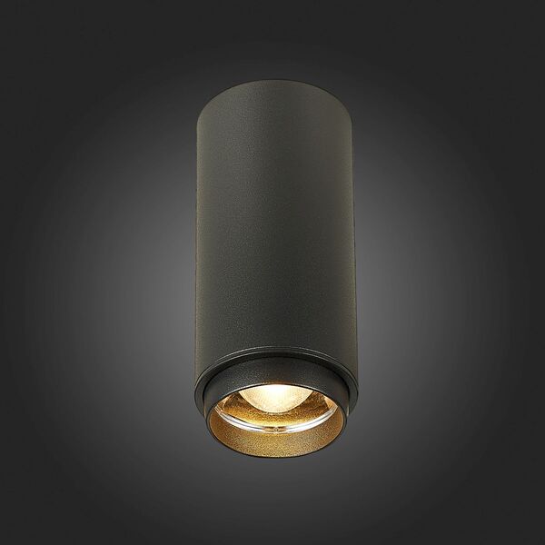 ST600.432.10 Светильник потолочный Zoom Черный LED 1*10W 3000K 1 000Lm Ra>80 15-60° IP20 D59xH130 17