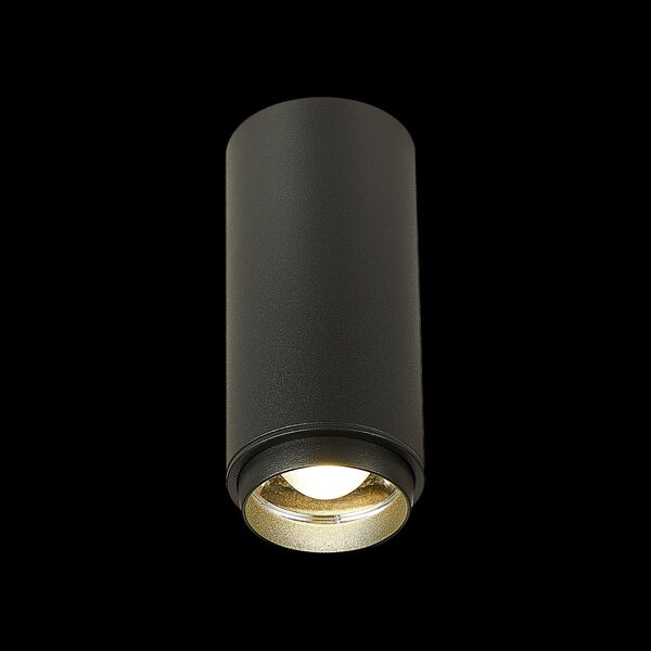 ST600.442.10 Светильник потолочный Zoom Черный LED 1*10W 4000K 1 000Lm Ra>80 15-60° IP20 D59xH130 17