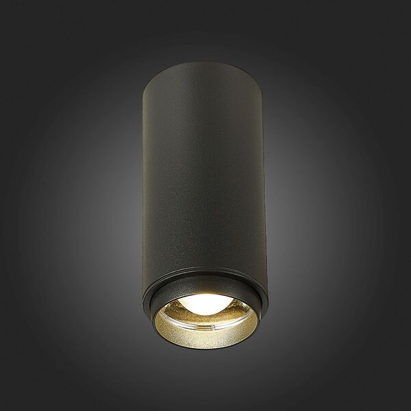 ST600.442.10 Светильник потолочный Zoom Черный LED 1*10W 4000K 1 000Lm Ra>80 15-60° IP20 D59xH130 17