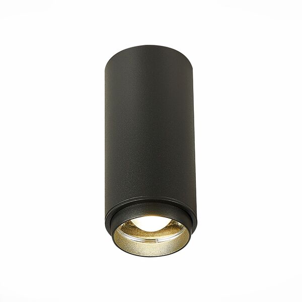 ST600.442.10 Светильник потолочный Zoom Черный LED 1*10W 4000K 1 000Lm Ra>80 15-60° IP20 D59xH130 17