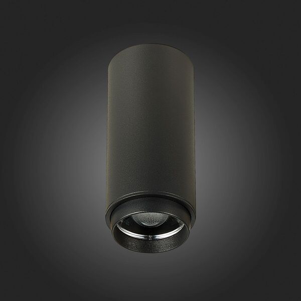 ST600.442.10 Светильник потолочный Zoom Черный LED 1*10W 4000K 1 000Lm Ra>80 15-60° IP20 D59xH130 17