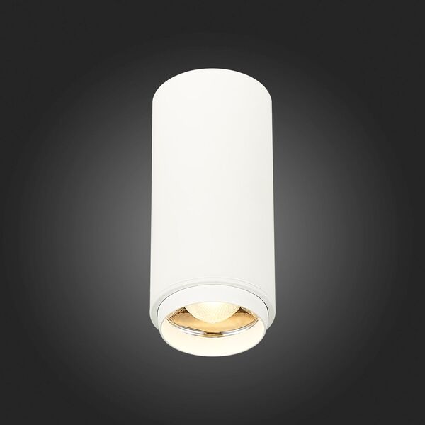 ST600.532.10 Светильник потолочный Zoom Белый LED 1*10W 3000K 1 000Lm Ra>80 15-60° IP20 D59xH130 170