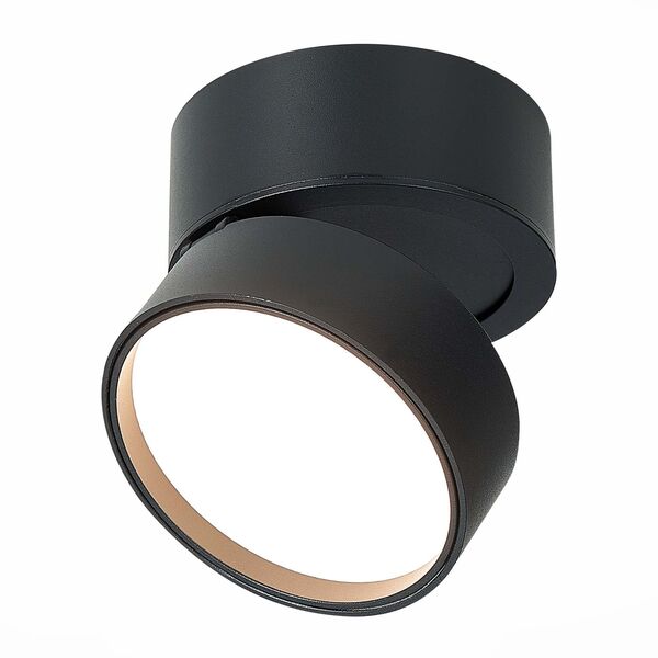 ST651.432.14 Светильник потолочный поворотный Черный LED 1*14W 3000K 1 100Lm Ra>90 120° IP20 D105xH8