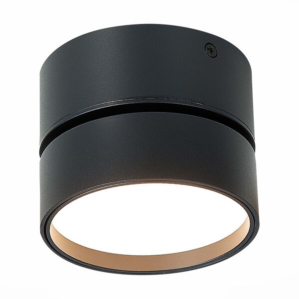 ST651.432.14 Светильник потолочный поворотный Черный LED 1*14W 3000K 1 100Lm Ra>90 120° IP20 D105xH8