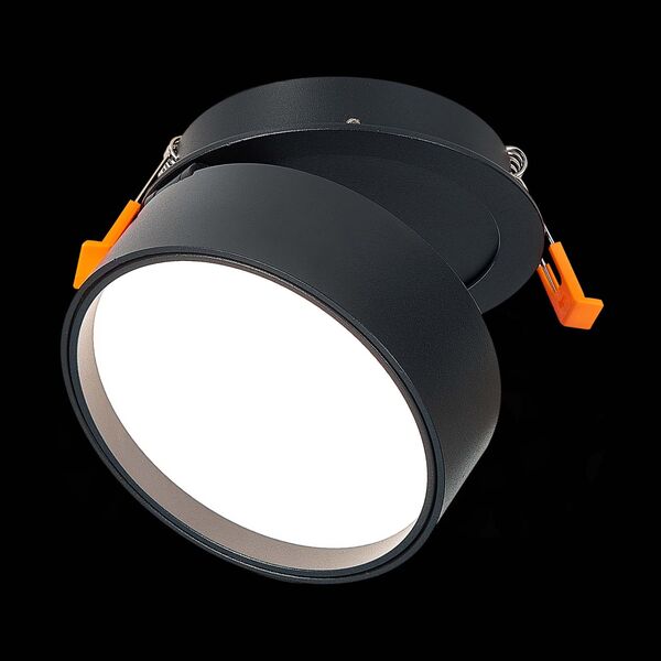 ST651.438.14 Встраиваемый поворотный светильник Черный LED 1*14W 3000K 1 100Lm Ra>90 120° IP20 D105x