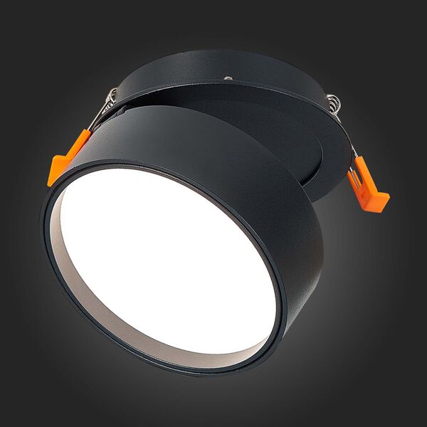 ST651.438.14 Встраиваемый поворотный светильник Черный LED 1*14W 3000K 1 100Lm Ra>90 120° IP20 D105x