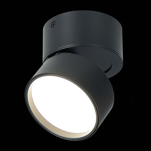 ST651.442.09 Светильник потолочный поворотный Черный LED 1*9W 4000K 720Lm Ra>90 120° IP20 D85xH87 17