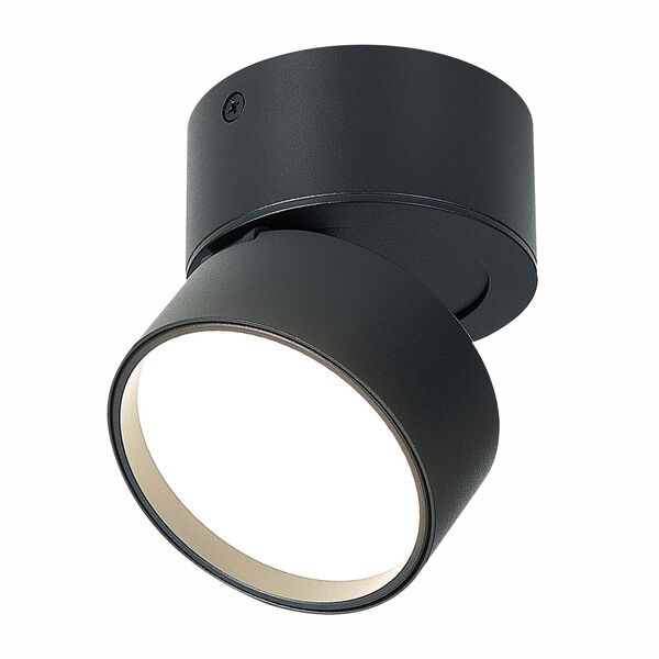 ST651.442.09 Светильник потолочный поворотный Черный LED 1*9W 4000K 720Lm Ra>90 120° IP20 D85xH87 17