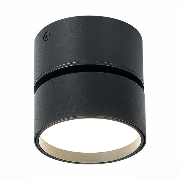 ST651.442.09 Светильник потолочный поворотный Черный LED 1*9W 4000K 720Lm Ra>90 120° IP20 D85xH87 17