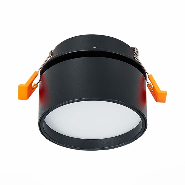 ST651.448.09 Встраиваемый поворотный светильник Черный LED 1*9W 4000K 720Lm Ra>90 120° IP20 D85xH68