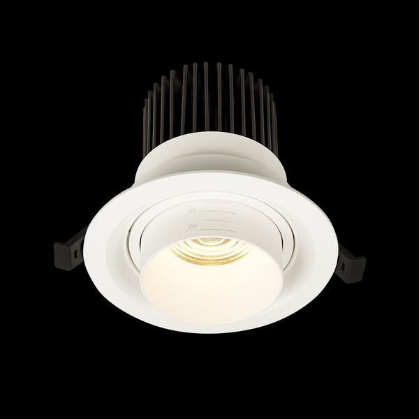 ST701.538.12 Св-к встр. Zoom Белый LED 1*12W 3000K 960Lm Ra90 15°-60° IP20 D115xH95 170-240V