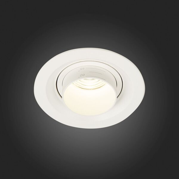 ST701.548.07 Св-к встр. Zoom Белый LED 1*7W 4000K 560Lm Ra 15°-60° IP20 D90xH65 170-240V