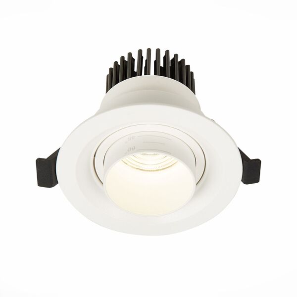 ST701.548.07 Св-к встр. Zoom Белый LED 1*7W 4000K 560Lm Ra 15°-60° IP20 D90xH65 170-240V