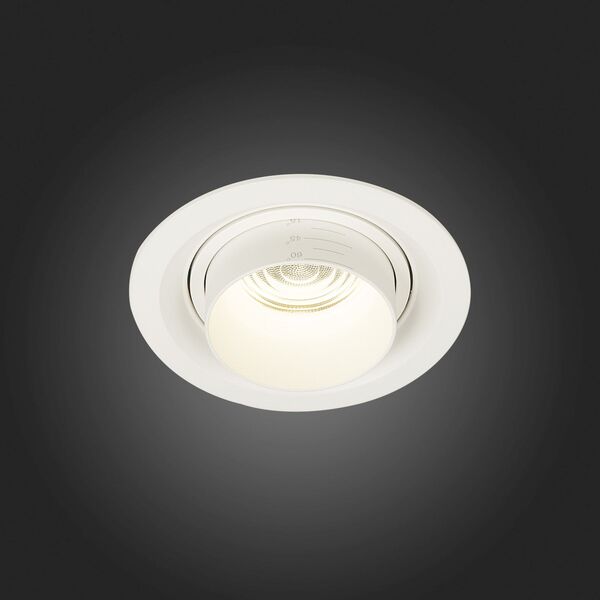 ST701.548.12 Св-к встр. Zoom Белый LED 1*12W 4000K 960Lm Ra90 15°-60° IP20 D115xH95 170-240V