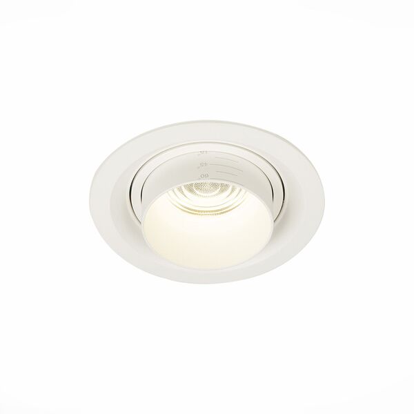 ST701.548.12 Св-к встр. Zoom Белый LED 1*12W 4000K 960Lm Ra90 15°-60° IP20 D115xH95 170-240V