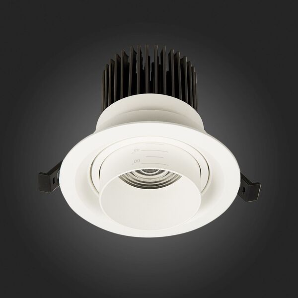 ST701.548.12 Св-к встр. Zoom Белый LED 1*12W 4000K 960Lm Ra90 15°-60° IP20 D115xH95 170-240V