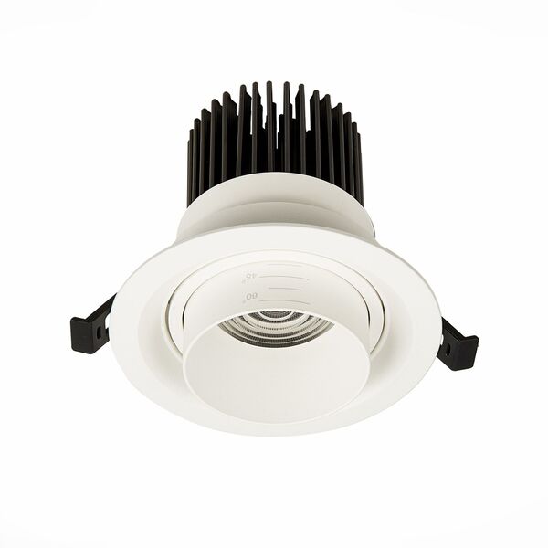 ST701.548.12 Св-к встр. Zoom Белый LED 1*12W 4000K 960Lm Ra90 15°-60° IP20 D115xH95 170-240V