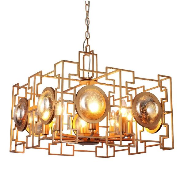 CUENTO SP8 [GOLD CRYSTAL LUX Светильник подвесной]