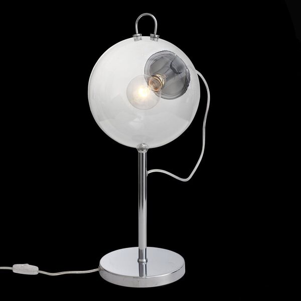 Настольная лампа ST-Luce Senza [Хром/Прозрачный E27 1*60W]