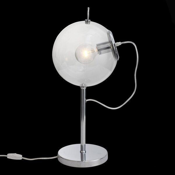 Настольная лампа ST-Luce Senza [Хром/Прозрачный E27 1*60W]