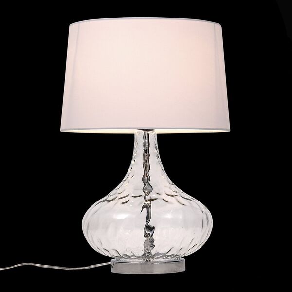 Настольная лампа ST-Luce Ampolla [Хром, Прозрачный/Белый E27 1*60W (из 2-х коробок)]