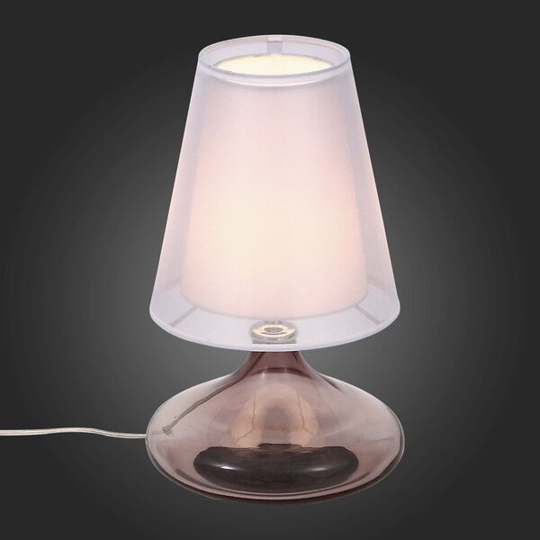 Настольная лампа ST-Luce Ampolla [Хром, Розовый/Белый E27 1*60W]