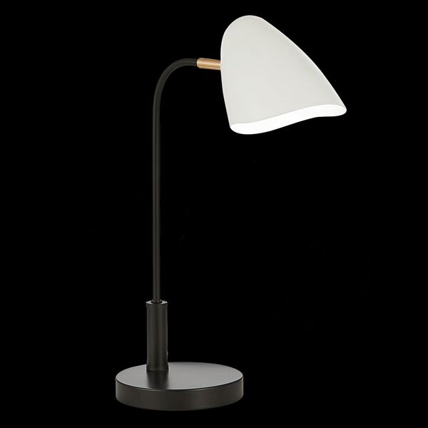SLE103604-01 Настольная лампа Черный, Золотой/Белый E14 1*40W