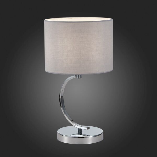 SLE105304-01 Настольная лампа Хром/Серый E14 1*40W