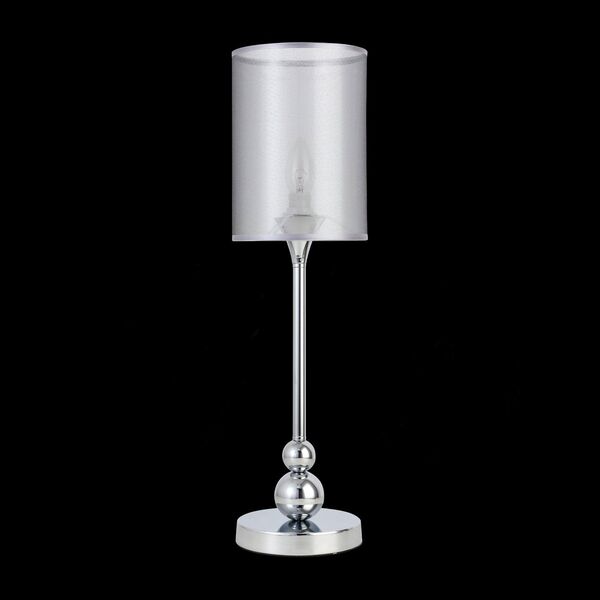 SLE107104-01 Настольная лампа Хром/Серебристый E14 1*40W