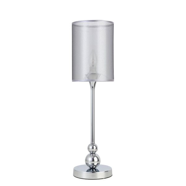 SLE107104-01 Настольная лампа Хром/Серебристый E14 1*40W