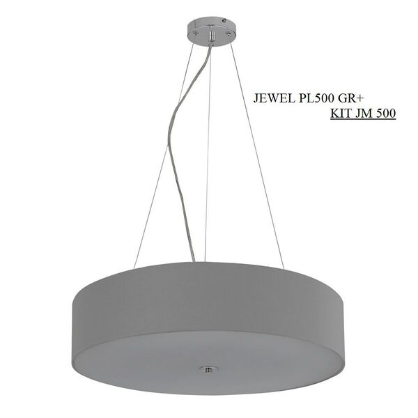 Светильник потолочный JEWEL PL500 GR CRYSTAL LUX