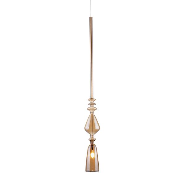 LUX NEW SP1 B AMBER CRYSTAL LUX Светильник подвесной