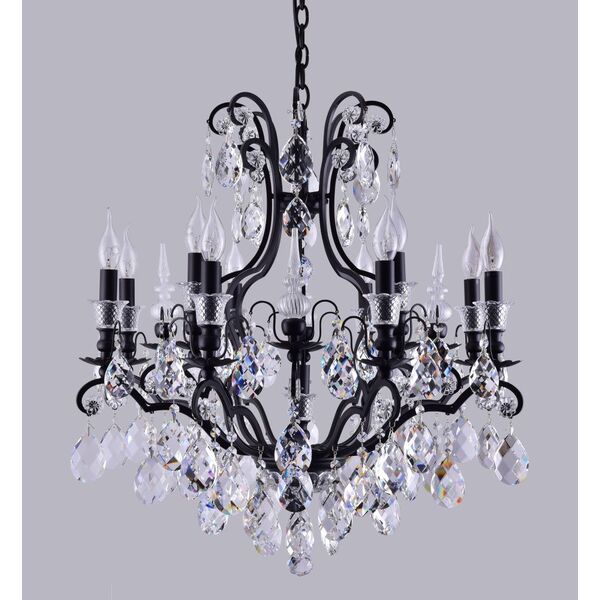 MAGNIFICO SP13 [BLACK/TRANSPARENT CRYSTAL LUX Люстра]