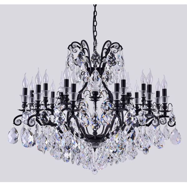 MAGNIFICO SP19 [BLACK/TRANSPARENT CRYSTAL LUX Люстра]