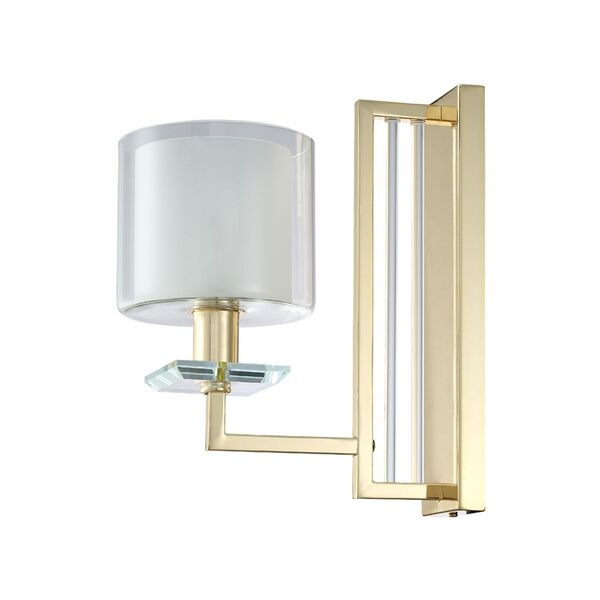 NICOLAS AP1 GOLD/WHITE CRYSTAL LUX Бра