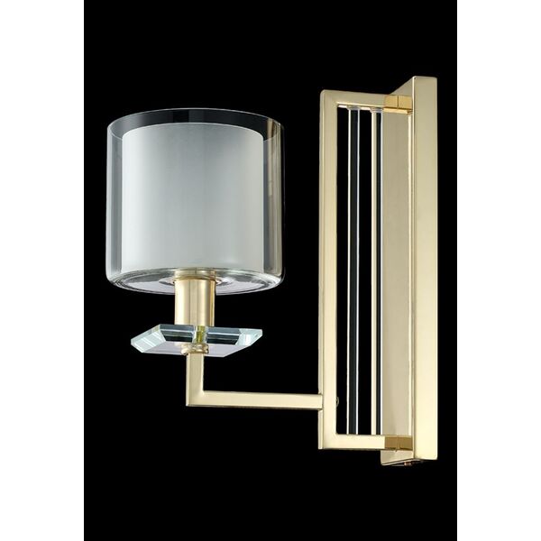 NICOLAS AP1 GOLD/WHITE CRYSTAL LUX Бра