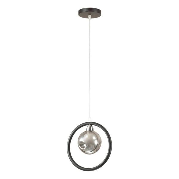 ODEON LIGHT MAGNO [мат.черн/дымчат.стекло Подвес IP20 G9 40W 220V]