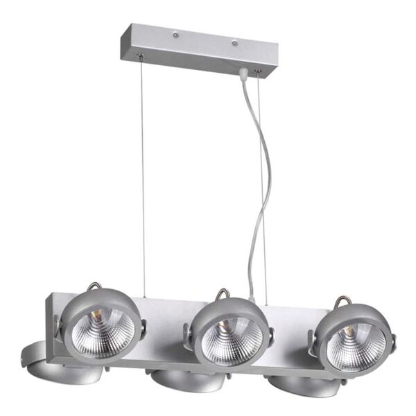 ODEON LIGHT Подвесной матовый серебристый светильник [IP20 LED 3000K 6*10W 4600Лм 220V ]