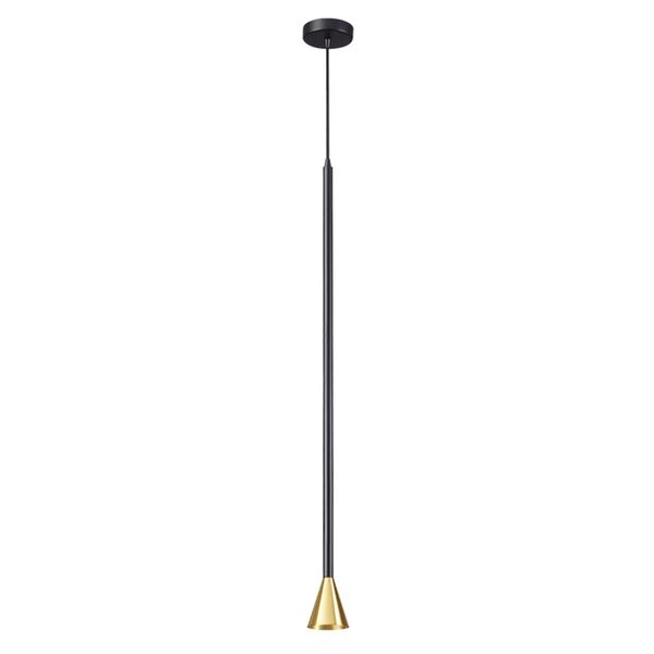 Подвесной светильник Odeon Light Pipa [черно-золотистый/металл Подвесной GU10 50W 220V]