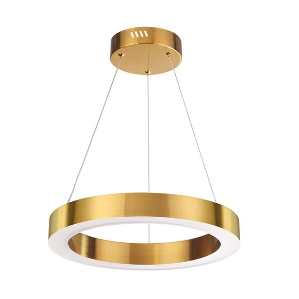 BRIZZI золотист/металл Подвесн. свет-к LED 4000K 25W (2 вида крепл.) 220V]