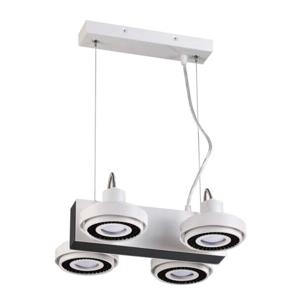 ODEON LIGHT Подвесной белый с черным светильник [IP20 GU10 4*50W 220V]