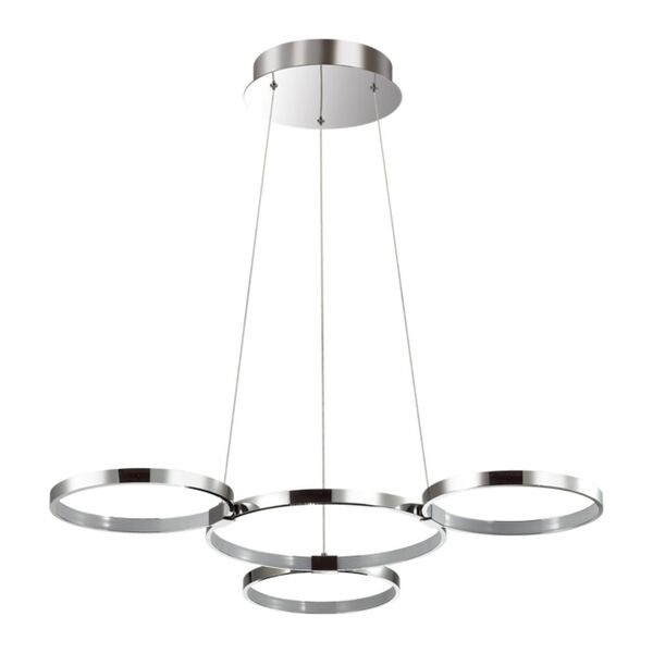 OLIMPO [хром/белый Люстра IP20 LED 36W 220V]
