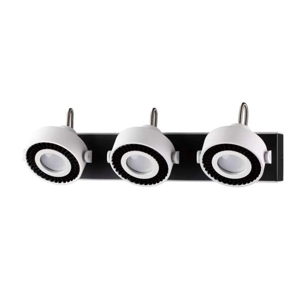 Настенный светильник SATELIUM [белый с черным IP20 GU10 3*50W 220V]