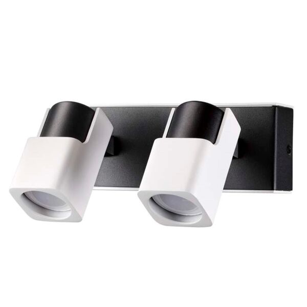 Настенный светильник DARAVIS [белый с черным  IP20 GU10 2*50W 220V ]