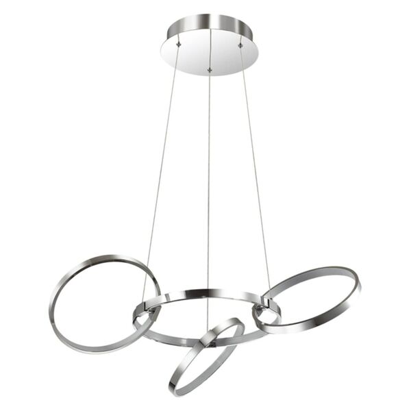 OLIMPO [хром/белый Люстра IP20 LED 36W 220V]
