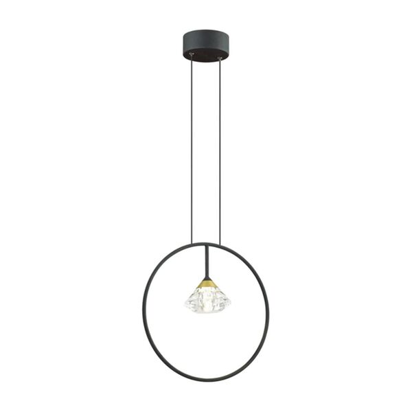 ODEON LIGHT ARCO [черный/прозрачный Подвес G9 1*5W ]