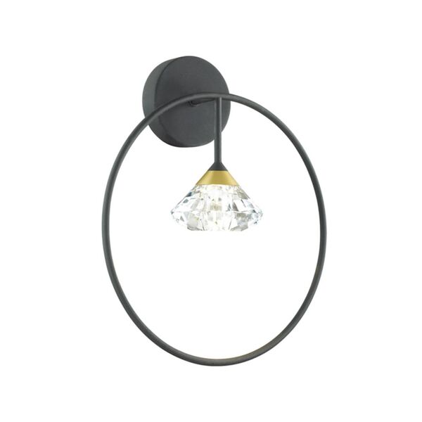 Настенный светильник ARCO [черный/прозрачный  G9 1*5W ]