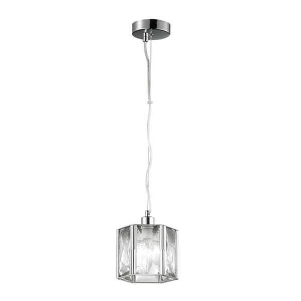 ODEON LIGHT BRITTANI хром/хрусталь Подвес E14 1*40W ]