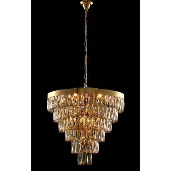 ABIGAIL SP-PL15 D620 GOLD/AMBER Люстра