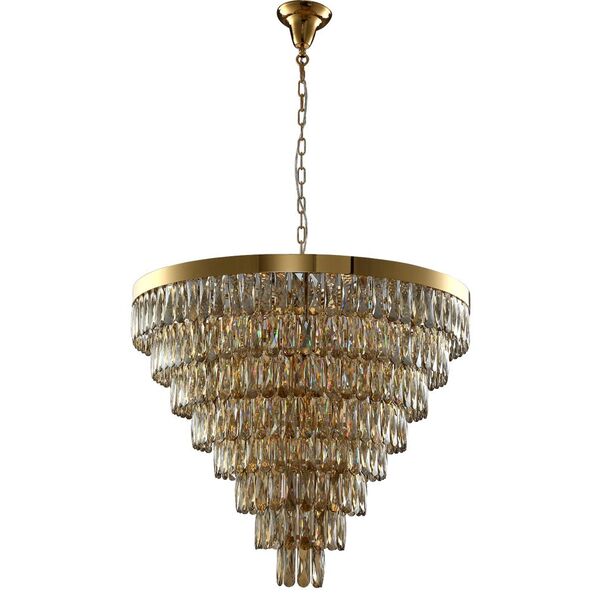 ABIGAIL SP22 D820 GOLD/AMBER Люстра